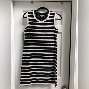 Max Studio Womens Nautical dress Navy size small NWOT